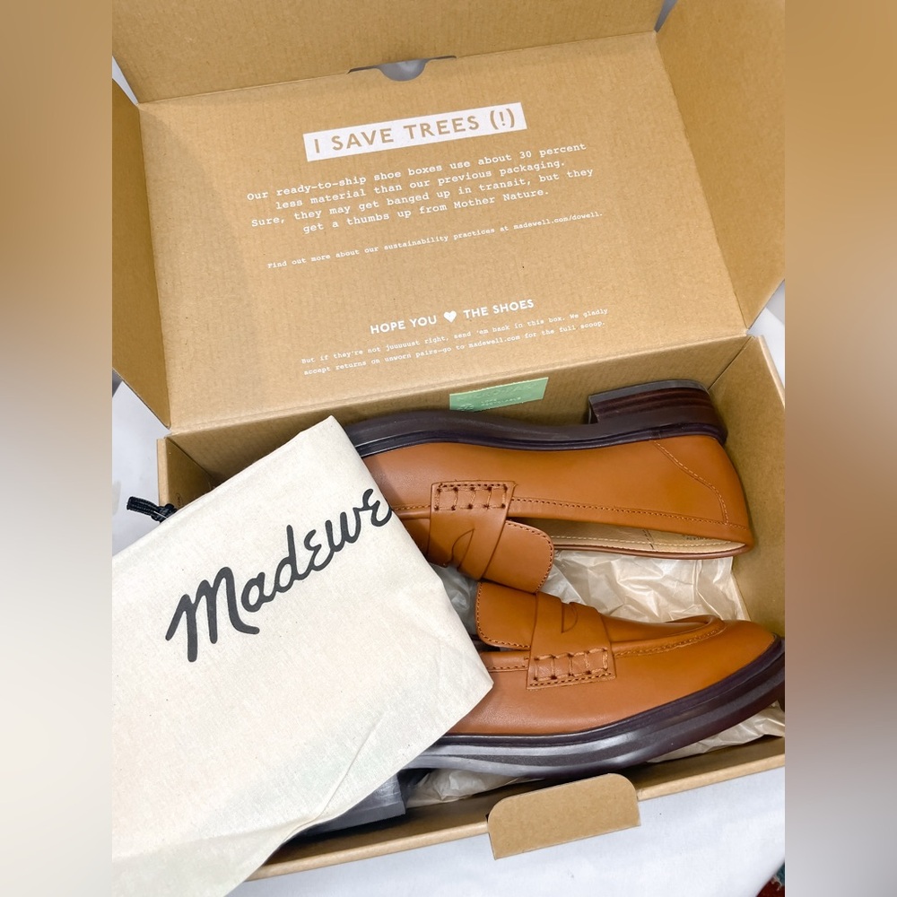 Madewell Brown Loafer • Dried Maple • NIB